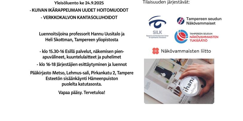 Yleisöluennon ilmoitus